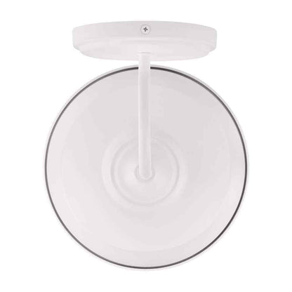 Hampton Bay Elmcroft 7.63 in. 1-Light Designer White Wall Mount Sconce Light