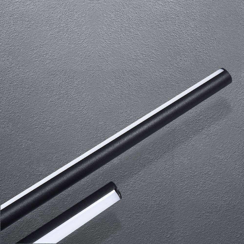 EDISLIVE Bourget Black Modern LED Bath Vanity Light Bar Wall Sconce