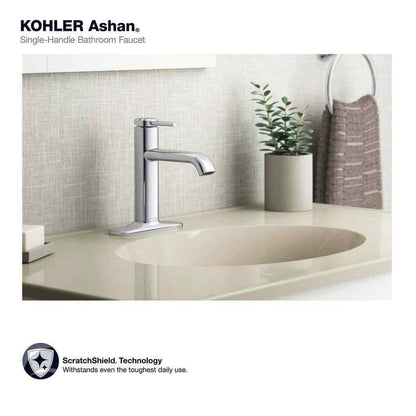 KOHLER Ashan Single Hole Single-Handle Bathroom Faucet in Polished Chrome