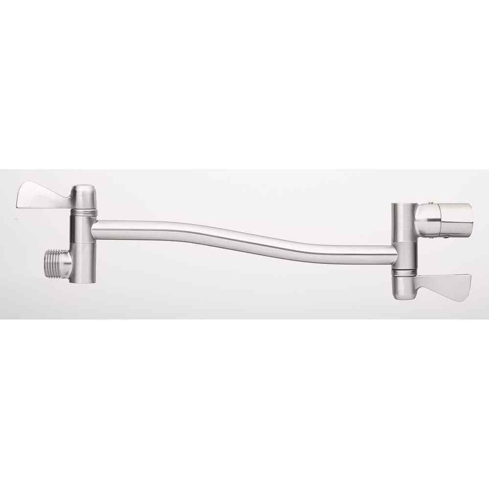 Glacier Bay Swing-Style Shower Arm Brushed Nickel