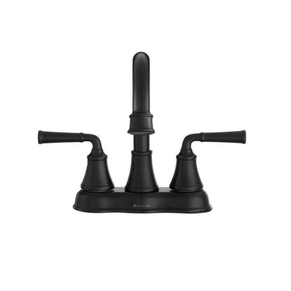 Glacier Bay Dunston 4 in. Centerset Double Handle High-Arc Bathroom Faucet