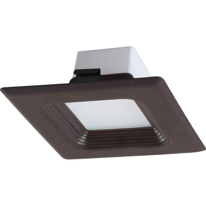 Volume Lighting IndoorOutdoor 4 in. Antique Bronze LED Recessed Retrofit Light
