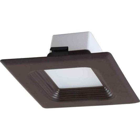Volume Lighting IndoorOutdoor 4 in. Antique Bronze LED Recessed Retrofit Light