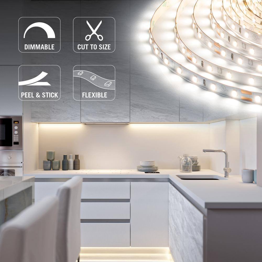 Armacost Lighting 65.6 ft. Hardwired 2700K Warm White 60 LED Integrated LED