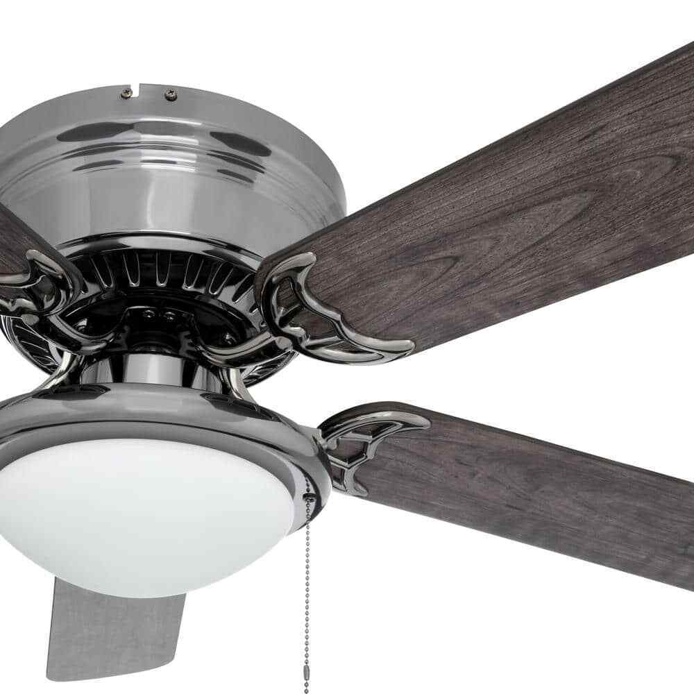 Hugger 52 in. LED Gunmetal Ceiling Fan AL383LED-GM