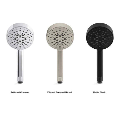 KOHLER Lively 4-Spray Wall Mount Handheld Shower Head in Vibrant Brushed Nickel