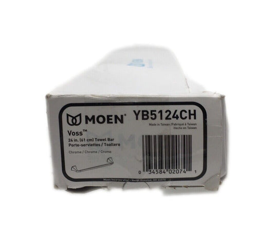 MOEN Voss 24 in. Towel Bar in Chrome YB5124CH