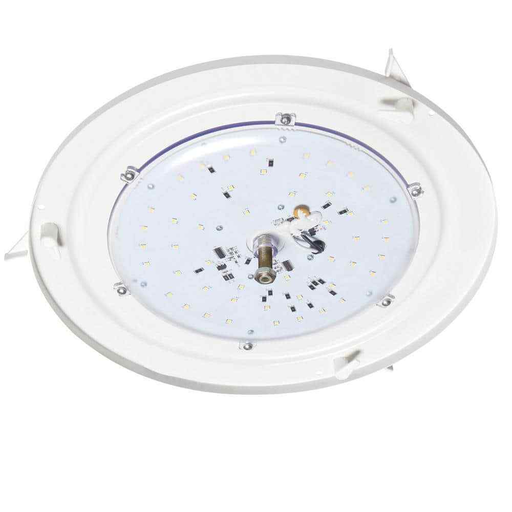 Lithonia Lighting 24-Watt LED White 1600 Lumens 4000K Round Flush Mount Light