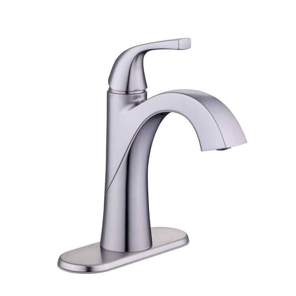 Glacier Bay Atterbury Single Hole Single-Handle High-Arc Bathroom Faucet