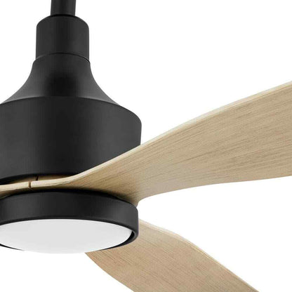 Home Decorators Ryland 52 in. LED Indoor/Outdoor Matte Black Smart Ceiling Fan