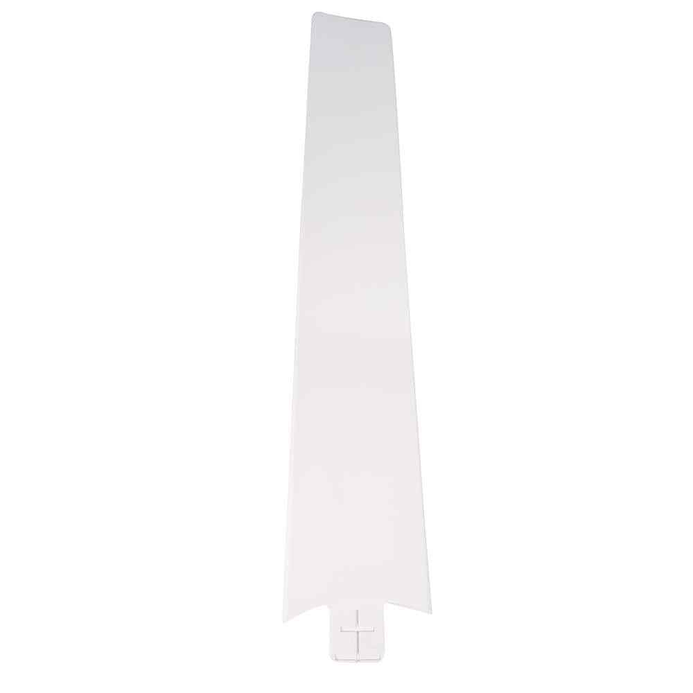 Hampton Bay Mena 54 in. White LED Indoor/Outdoor Matte White Ceiling Fan