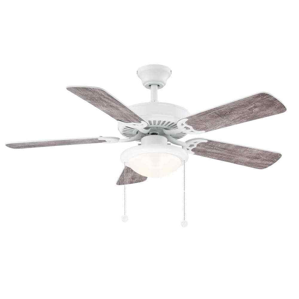 Trice 44 in. LED Matte White Ceiling Fan YG269AP-MWH