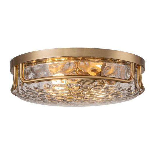 EDISLIVE Calliope 12.79 in. 2-Light Bronze Flush Mount Ceiling Lights