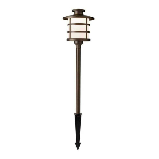 Home Decorators Low Voltage Brass LED Landscape Path Light w/ Waterproof Coating