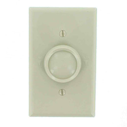 Leviton 5-Amp Single Pole Electro-Mechanical Rotary Fan Speed Control Ivory