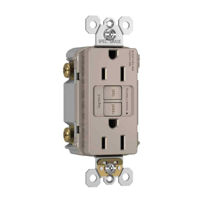 Legran 15amp 125volt Tamper Resistant GFCI Residential/Commercial Outlet Nickel