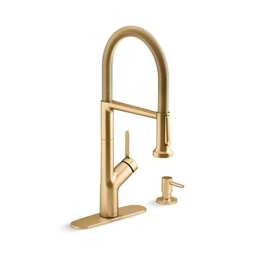 KOHLER Setra Semi-Professional Kitchen Sink Faucet w/ Soap Dispenser