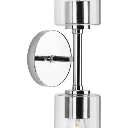 Progress Lighting Cofield 22-1/2 in. 2-Light Polished Chrome Wall Bracket