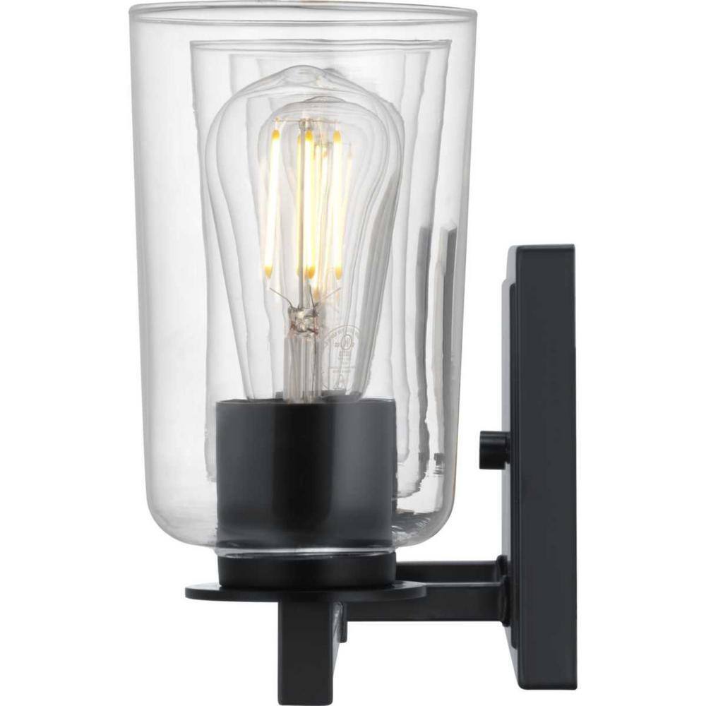 Home Decorators Walsh 34 in. 4-Light Black Coastal Bathroom Vanity Light