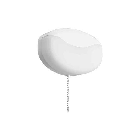 Lithonia Lighting White Integrated LED Flush Mount Closet Light with Pull Chain