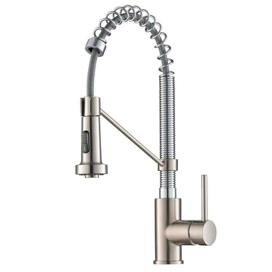 KRAUS Spot Free 18-Inch Kitchen Faucet w/ Dual Function Pull-Down Sprayhead