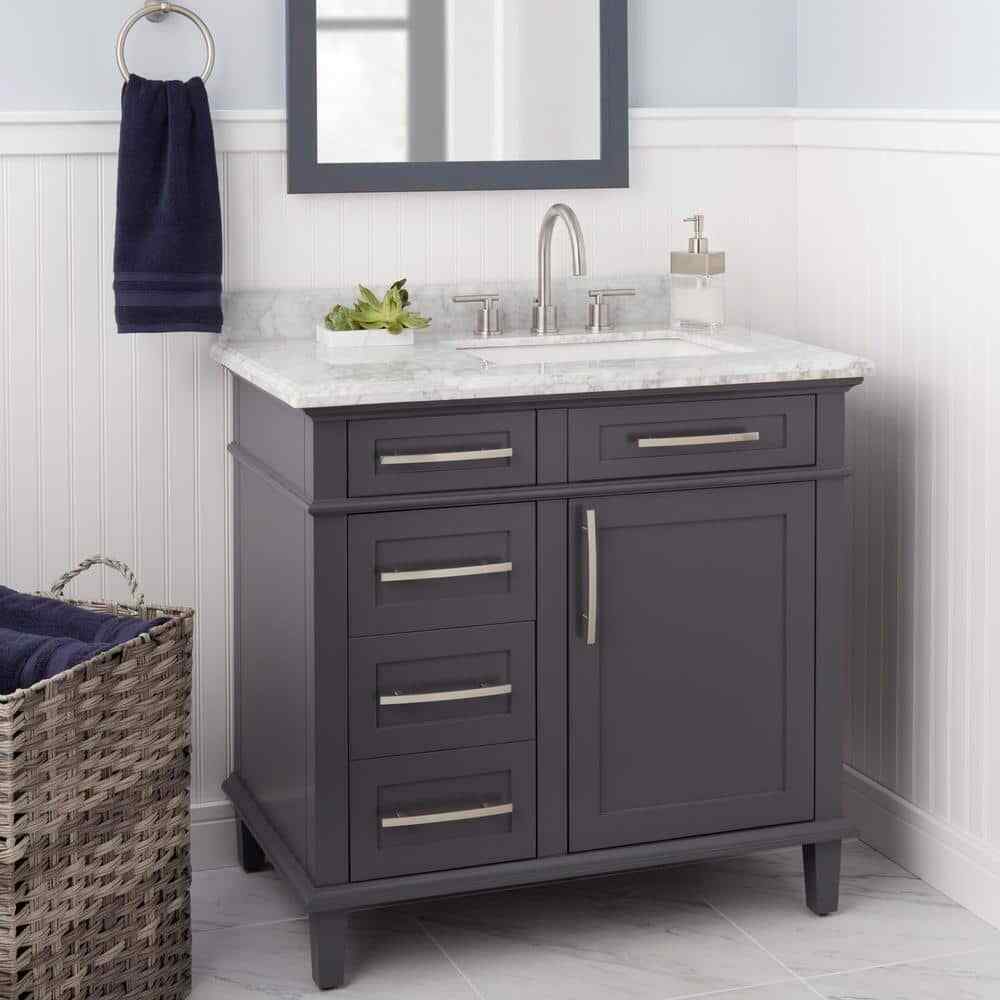 Glacier Bay Dorset 8 in. Widespread 2-Handle Bathroom Faucet Brushed Nickel