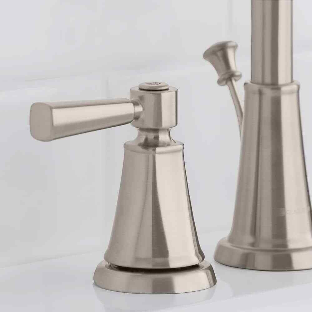 Glacier Bay Melina 8 in. Widespread Double-Handle High-Arc Bathroom Faucet