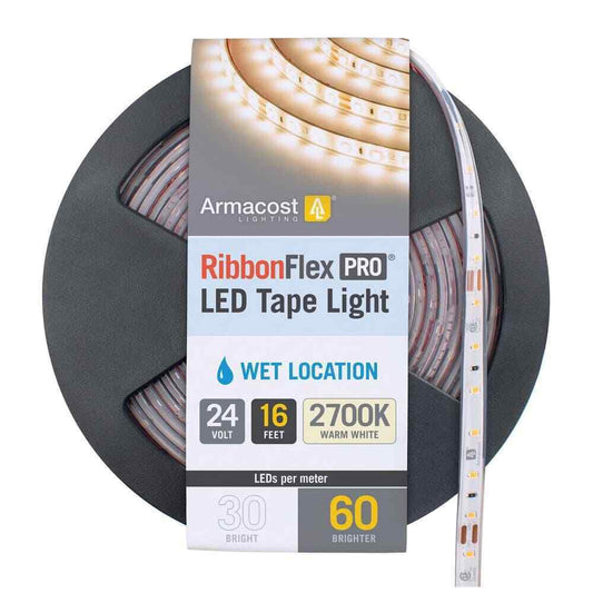 Armacost Lighting RibbonFlex Pro Warm White 2700K  24-Volt Outdoor Tape Light