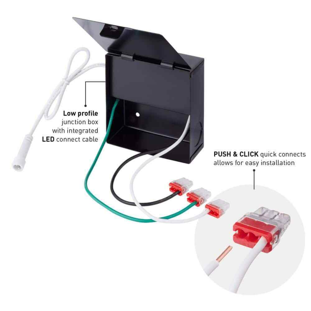 Commercial Electric Ultra Slim 3 in. Color Selectable Canless Recessed LED Kit