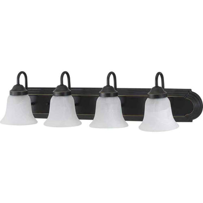 Progress Lighting Solvang 30 in. 4-Light Antique Bronze Vanity Light