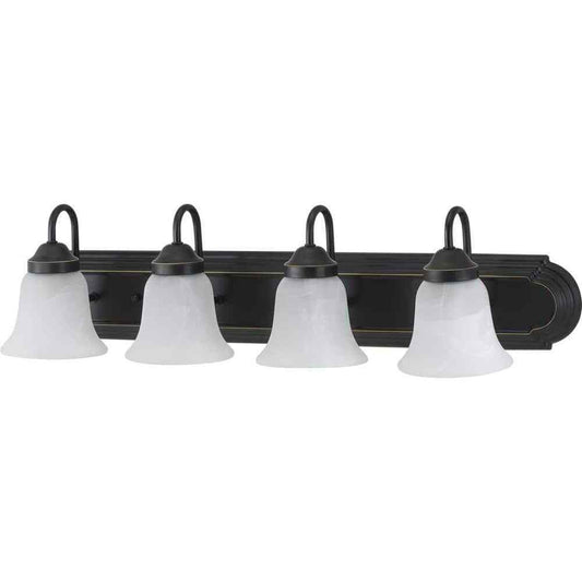 Progress Lighting Solvang 30 in. 4-Light Antique Bronze Vanity Light