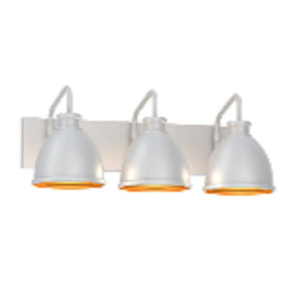 Hampton Bay Tallulah 24 in. 3-Light White Bathroom Vanity Light