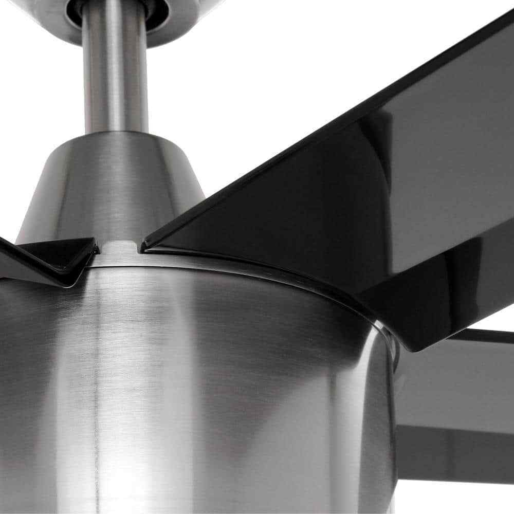 Home Decorators Merwry 52 in. Integrated LED Indoor Brushed Nickel Ceiling Fan