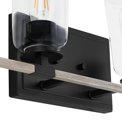 Home Decorators Walsh 34 in. 4-Light Black Coastal Bathroom Vanity Light