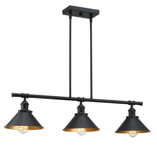 Hukoro Westworld 36.25 in. 3-Light Island Pendant Chandelier