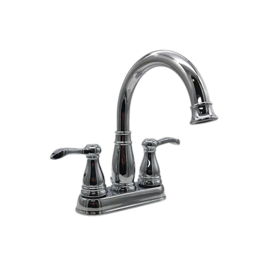 Delta Porter 4 in. Centerset 2-Handle Bathroom Faucet in Chrome 25984LF-ECO