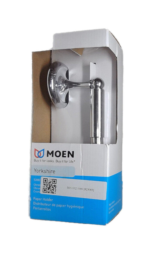 MOEN Yorkshire Double Post Toilet Paper Holder in Chrome 5308CH