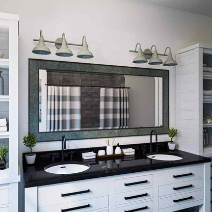 Hampton Bay Kelford 24 in. 3-Light Grey Bath Vanity Light HDP99185GRN