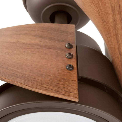 Home Decorators Broughton 42 in. LED Espresso Bronze Ceiling Fan Remote Control