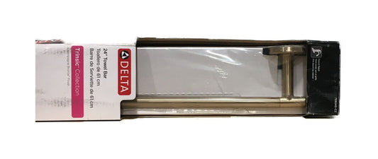 Delta Trinsic 24 in. Towel Bar in Champagne Bronze