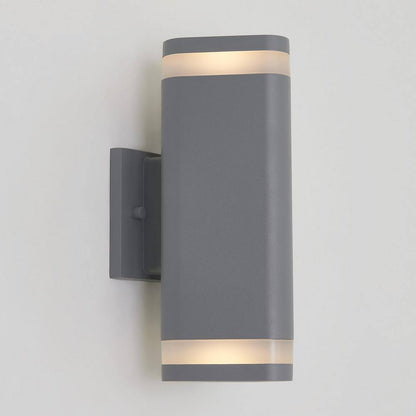Artika Scintilly Gray Modern Outdoor Hardwired Light Wall Lantern Sconce