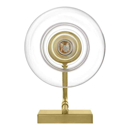 Home Decorators Collection Bakerston 1-Light Brushed Brass Wall Sconce