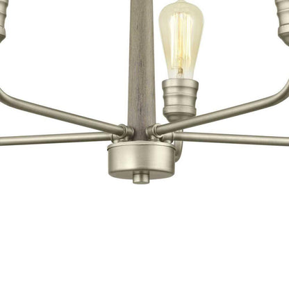 Home Decorators Palermo Grove 24 in. 5-Light Antique Nickel Coastal Chandelier