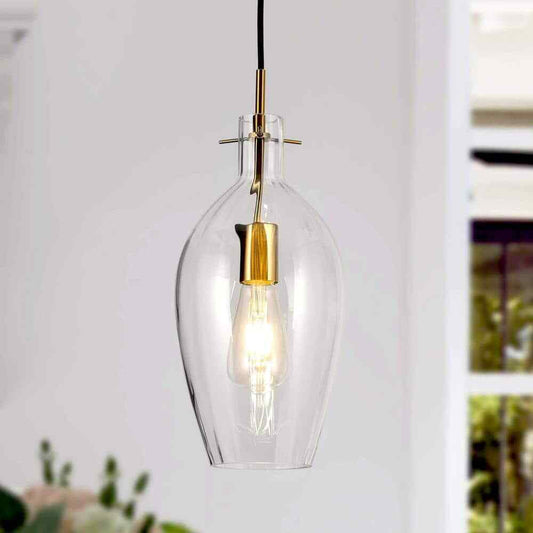 Uolfin Transitional Geometric Kitchen Island Pendant Light