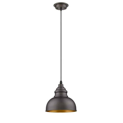Jushua 1-Light Oil Rubbed Bronze Kitchen Island Dimmable Mini Pendant