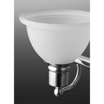 Progress Lighting Madison Polished Chrome Etched Glass Bath Vanity Light