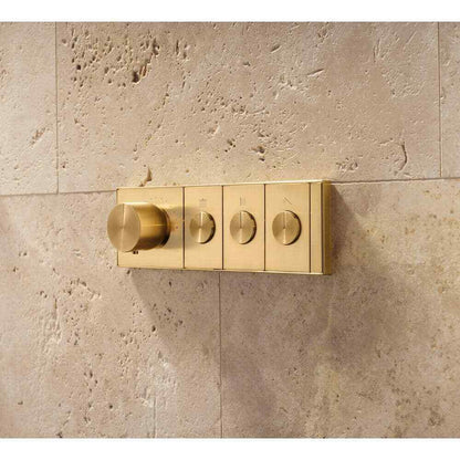 KOHLER Anthem 3-Outlet Thermostatic Valve Control Panel  in Matte Black