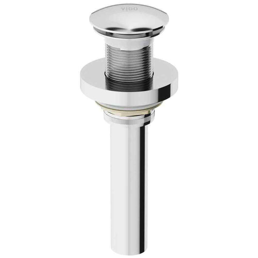 VIGO Vessel Bathroom Sink Pop-Up Drain and Mounting Ring in Chrome VG07000CH