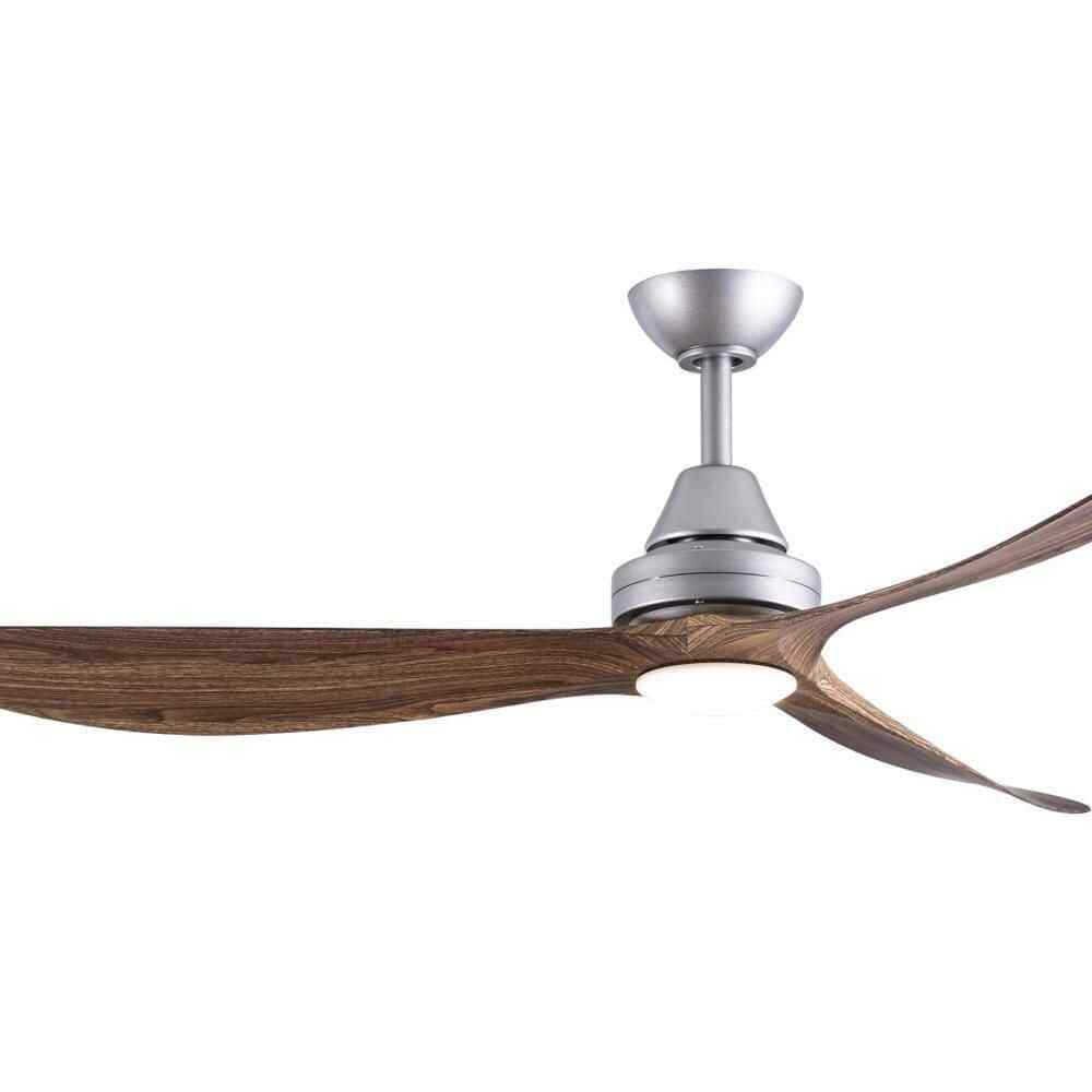 Home Decorators Levanto 52 in. LED Indoor Brushed Nickel Ceiling Fan
