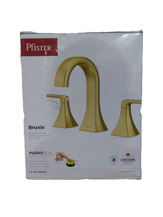 Pfister Bruxie 8 in. Adjustable Widespread Double Handle Bathroom Faucet